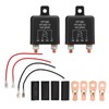 2 Sets 12V Starter Relay Switch 4Pin 200A SPST Heavy