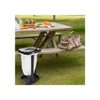 Aufazmy Collapsible Trash Can with Reinforced Legs & 20 Bags