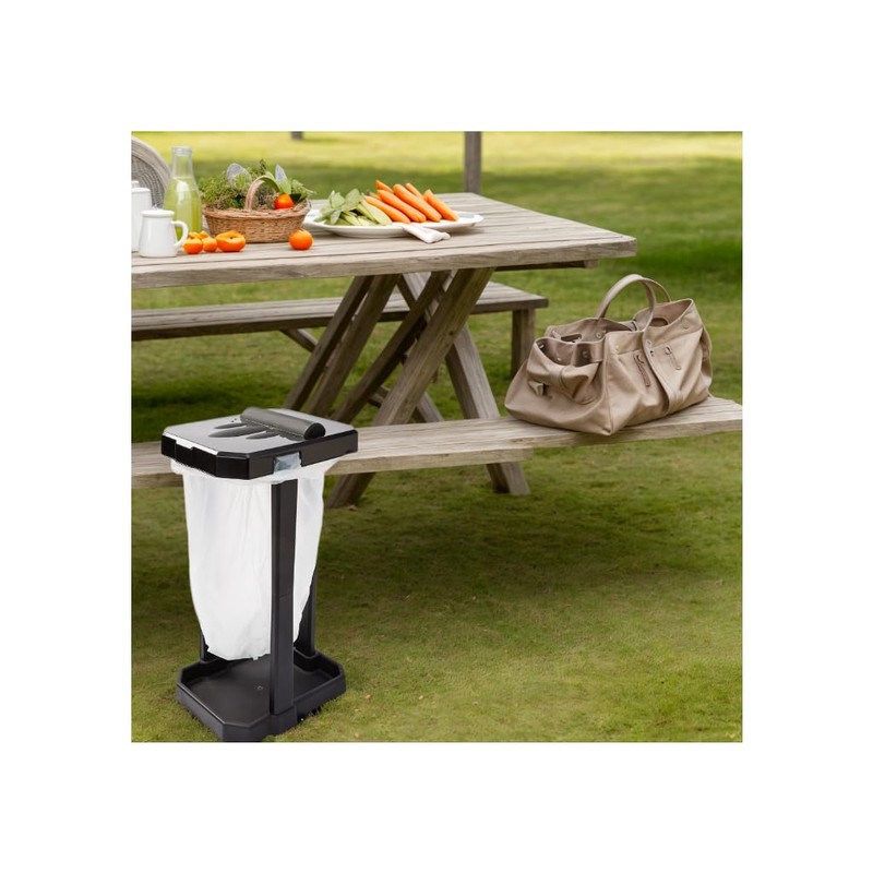 Aufazmy Collapsible Trash Can with Reinforced Legs & 20 Bags