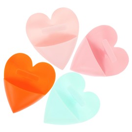 Beavorty 4pcs Facial Cleansing Brush Soft Skin Care Tools for Gentle Exfoliation Blackhead Removal and Deep Cleaning Includes and Transparent Colors