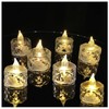 Gouccpu 12pack LED Crystal Candle Light Table Centrepiece Flameless Candles