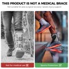 Inflatable Ankle Brace with Dual Airbag Support, Adjustable Compression Elastic