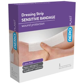 AeroPlast Sensitive Dressing Strip, 6cm x 1 Meter