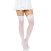Leg Avenue(レッグアベニュー)[ステイアップ]レーストップ シアーサイハイ 1022 WHITE