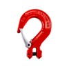 QWORK 5/16" Clevis Slip Hook with Latch, 2 Pack, 2470