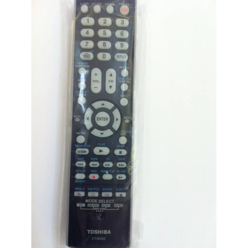 Toshiba Original New Toshiba LCD HDTV Remote Control CT-90302 CT90302
