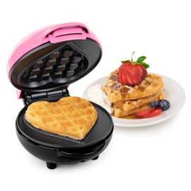 bobyk Heart Waffle Maker,Nonstick Interior