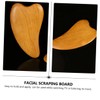 BIUDECO 2pcs Wooden Gua Scraping Massage Tool for Muscle Relief
