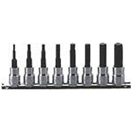 Koken RS3010M/8-L100 Hex Bit Socket Rail Set, Total Length 3.9 inches (100 mm), 8 Pieces