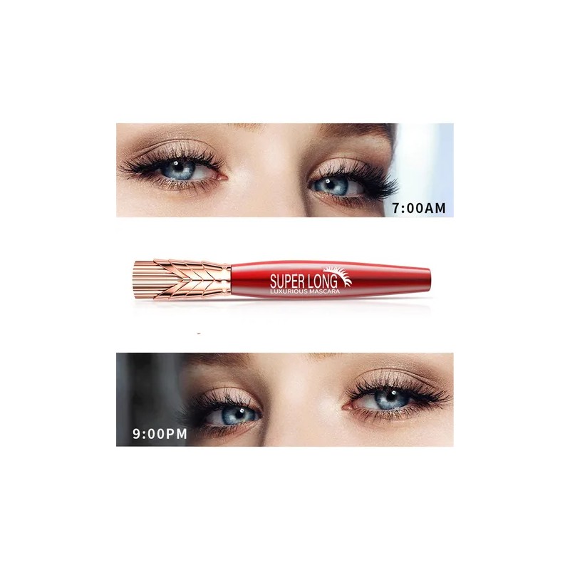 Máscara De Maquillaje M Black Para Pestañas Largas Y Rizadas