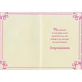 Designer Greetings Moment to Shine Dance Recital Congratulations Card