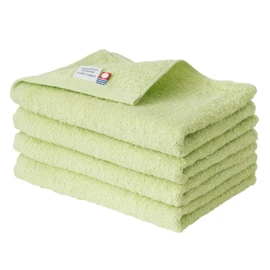 Broome Imabari Towel, Certified, Fleur Towel, Soft, Absorbent, Quick Drying, Easy to Use, Thin, Made in Japan (Herbs, Set of 4 Face Towels)