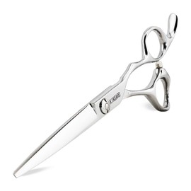 6 Inch Professional Hair Scissors Professional 440C Stainless Steel Hair Cutting Scissors – Hand-Sharpened Japanese Blades, Ergonomic Handle, Ultra-Sharp Barber Shears for Thick Hair & Dog Grooming