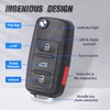 Keymall Car Key Fob Keyless Entry Remote Control for VW