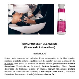 Champú Anti-residuos Let Me Be 500 Ml Prelavado Alisado