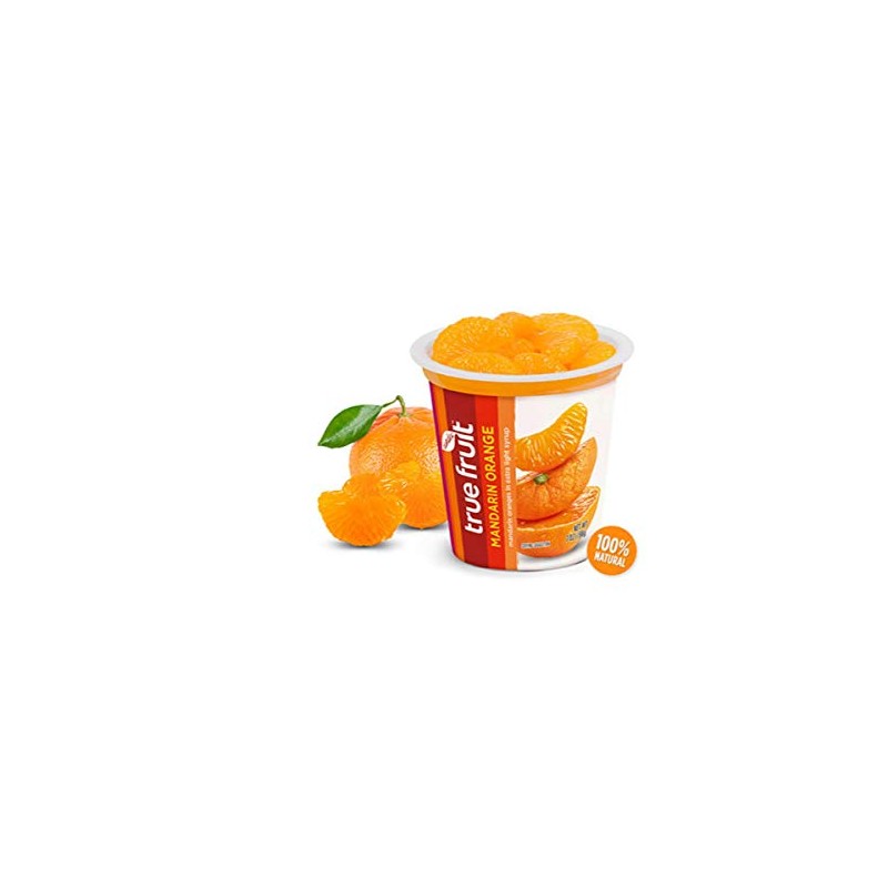 Sundia True Fruit Mandarin Orange with Lid, 7 Ounce --