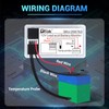 DROK RV Battery Monitor 12v, 10-100v Digital Voltage Meter Battery
