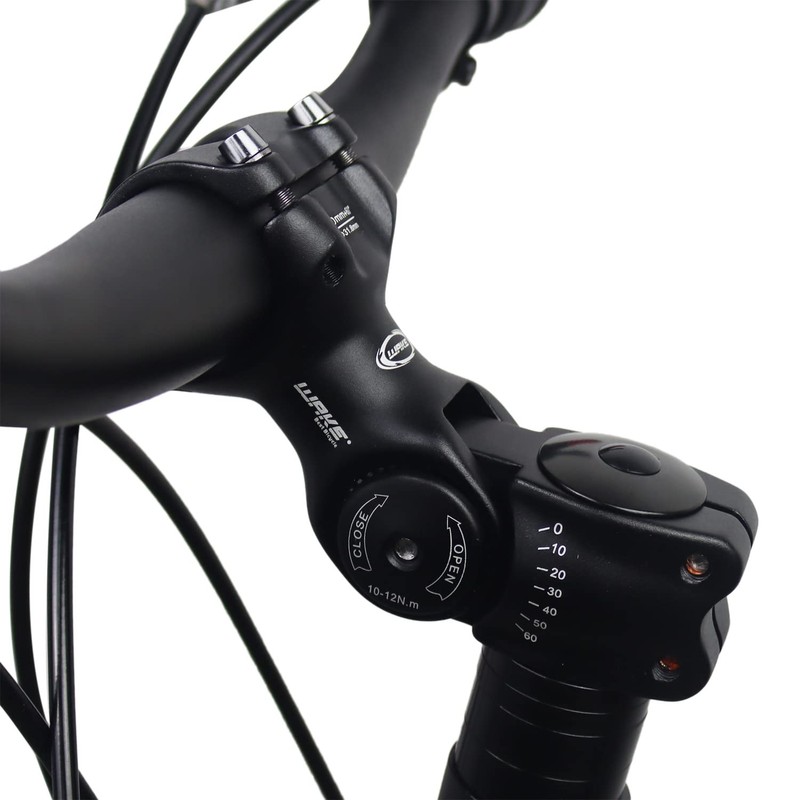 BSSOK Bicycle Stem Adjustable 31.8 mm/25.4 mm Handlebar Riser Bicycle