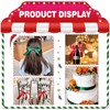 Miioto Christmas Ribbon, Gift Ribbon, Red Green, Gift Ribbon Wide,