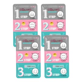 Set 4 Mascarilla 3 Pasos Elimina Punto Negros Tiras Nasales Tipo De Piel Mixta