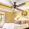 SHIFANQI Ceiling Fan Pull Chain, 4 Pack Bronze Dragonfly Fan