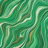 Jillson Roberts Bulk Christmas Gift Wrap, Marbleized Green, Quarter Ream 208 feet x 30 inches