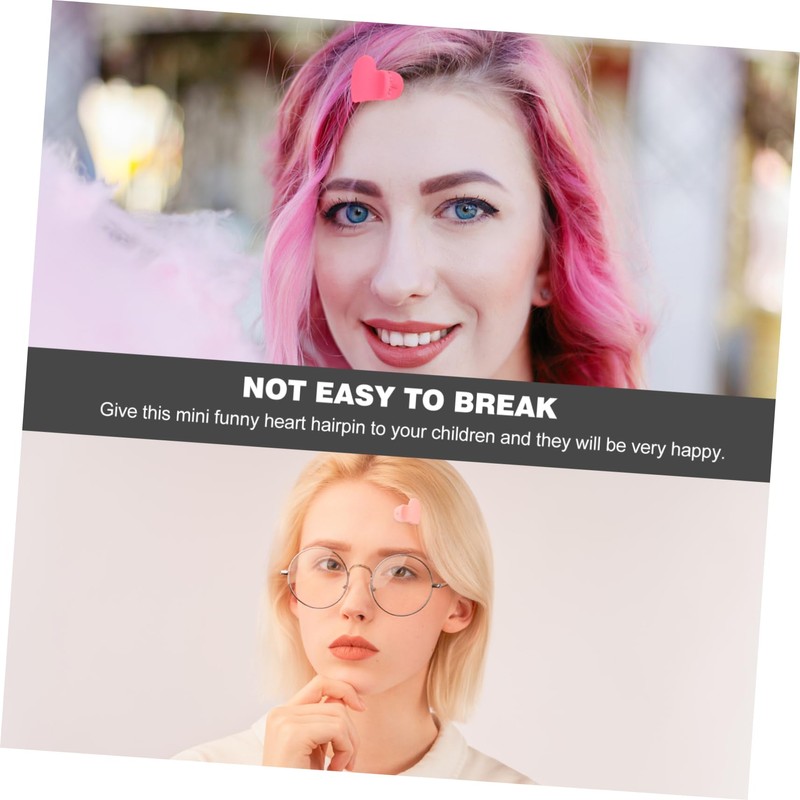 minkissy Pcs Mixed Plastic Hair Clips Boys and Girls Hairpin