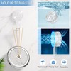 LUXEAR Shower Suction Cup Hooks, 4 Pack Razor Holder for