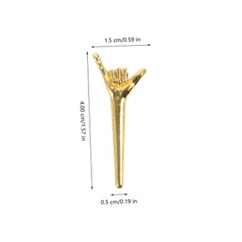 Hohopeti 9pcs Sturdy Metal Pegs for Card Games Accessory for Travel and Family Fun for Board Game Enthusiasts and