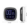 Digital Kitchen Timer Big Screen Loud Alarm BBQ Countdown Reminders
