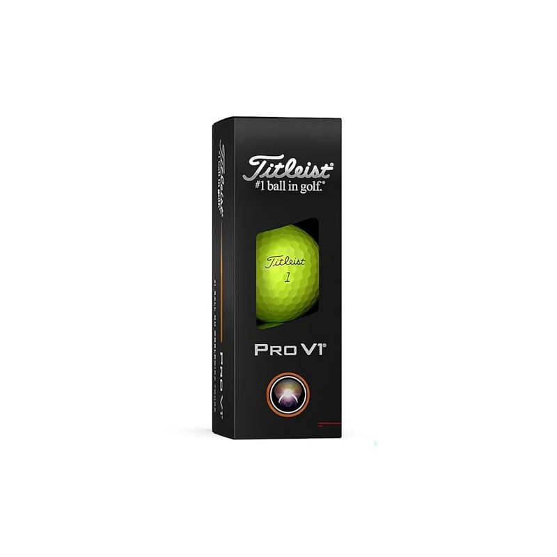 2025 TITLEIST PROV1 Pro V1 Yellow (Pack of 3 Sleeves)