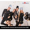 Dress Up America Top Hats for Adults - Shiny Tuxedo