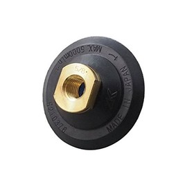 80 mm Diameter Polisher for Velcro Pads/Rubber Pads Mounting: M16 SCREWS Magic (Zipper) Style