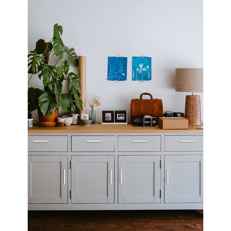 Ravinte 30 Pack Solid 5 Inch Kitchen Square Cabinet Handles