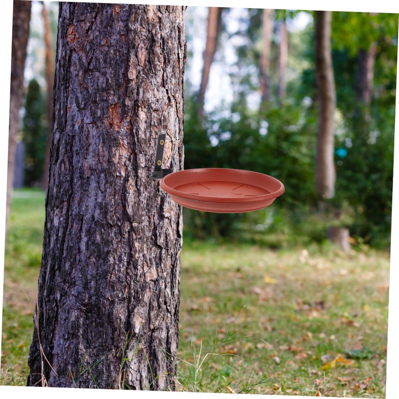 ORFOFE Bird Feeder and Bath Tray Bird Feeders for Deck