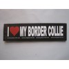 I My Border Collie (Small) Package of 2 Julius-K9 Labels