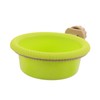 BUGUUYO Parrot Bathing Tub with Stand Sturdy Plastic Bird Bath