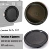 Rear Lens Cap and Front Body Cap for Leica M8