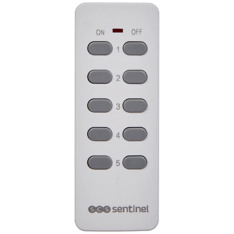 SCS Sentinel Set of 5 Remote Controlled Plug Sockets (2300
