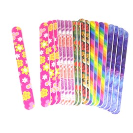 Honbay 20PCS Double Sided Nail Files Emory Boards for Home and Professional Salon Use (150/150 Grit) - Random Color