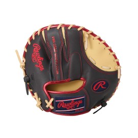 Rawlings Baseball Glove Hard Adult Gamer Training GH5GT2 Camel/Navy Size T *For Right Throwing (Worn on the Left Hand)