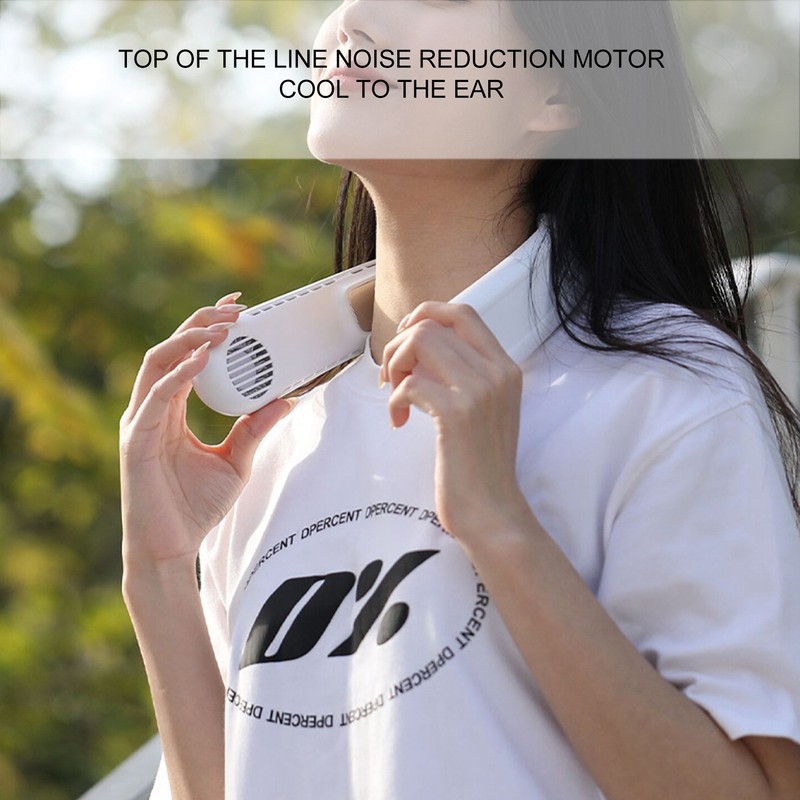 Hanging Neck Fans Portable Semiconductor Dual Cooling 3 Wind Speed