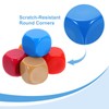 uxcell 60Pcs Rounded Blank Six Sided Dice 16mm/0.6inch Acrylic Dice