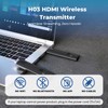 Echofy Wireless HDMI Transmitter and Receiver 165ft/50m,4K Decode 1080P 2.4G/5G