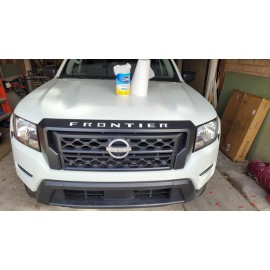 Unbranded Front Hood Insert Letter For Frontier 2022-2025 Accessories Emblem Chrome Badge