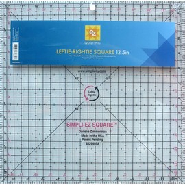 Simpli-EZ 8829405 Square Sewing and Quilting Tool, 12-1/2-Inch by 12-1/2-Inch