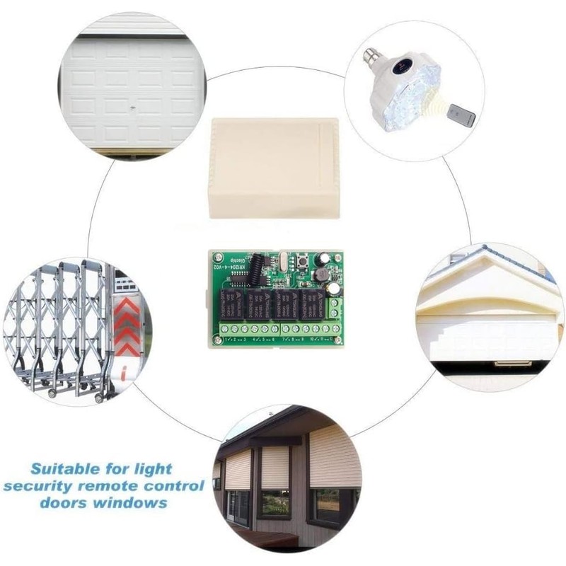 QIACHIP DC 12 V 24 V Wireless Remote Control Switch