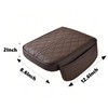 Upgraded Car Center Console Cover, 2 Side Storage Pockets bags,