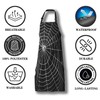 Olikked Makeup Apron for Men Spider Web Cooking Aprons for