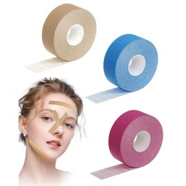 TPZORJX 3Pcs Face Lifting Tape, Lifting Tapes Gesicht 2.5 cm × 5 m, Anti Wrinkle Patches, Gesichtstape Gegen Falten, Multifunktional Face Tape für Straffung und Straffung der Hau